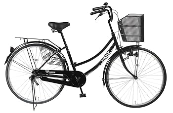 Amazon | 防災サイクル 26型 シティサイクル ブラック ノン